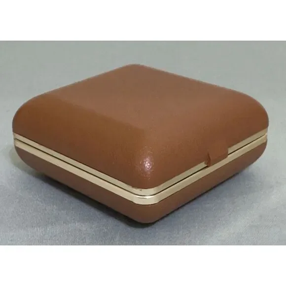 Vintage Ingraham Luminous Folding Travel Alarm Clock Beveled Glass 1960's Works - Picture 5 of 6